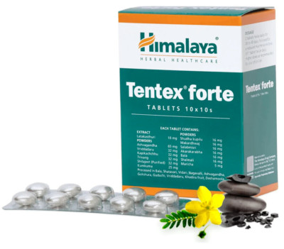 TENTEX FORTE Himalaya 100 Tablets For Male Sexual Vigour & Vitality FAST SHIP