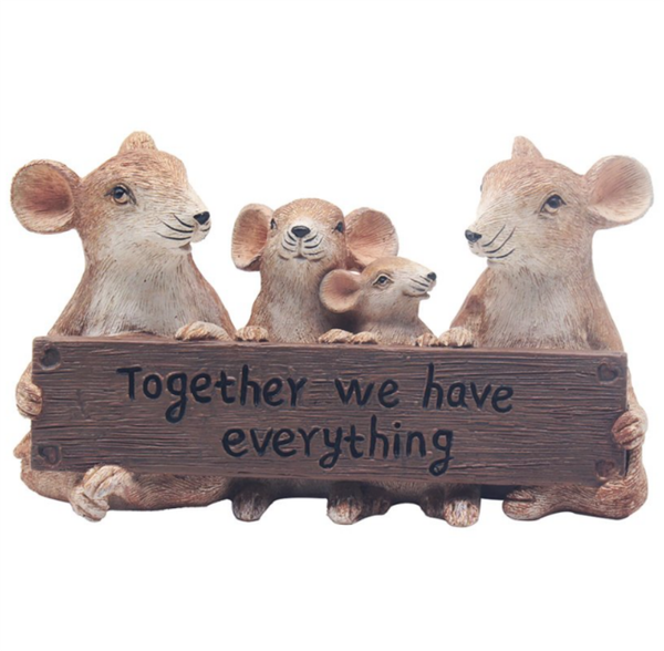 Animal Crackers Maus Familie Ornament Aus A Mice Life Kollektion, Boxed-image