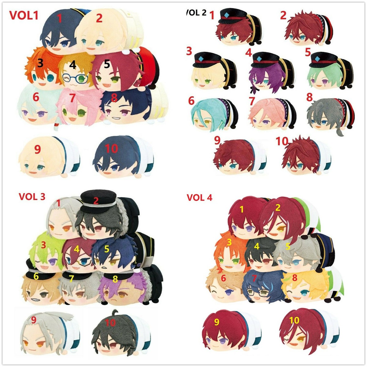 IlluminationSTARS ぷちぬいぐるみ キーホルダー 2体 メイド