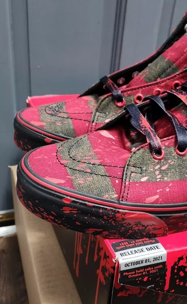 Vans Sk8-Hi x Nightmare On Elm Street Freddy Krueger House Vans Sk8-Hi x Nightmare On Elm Street Freddy Krueger House