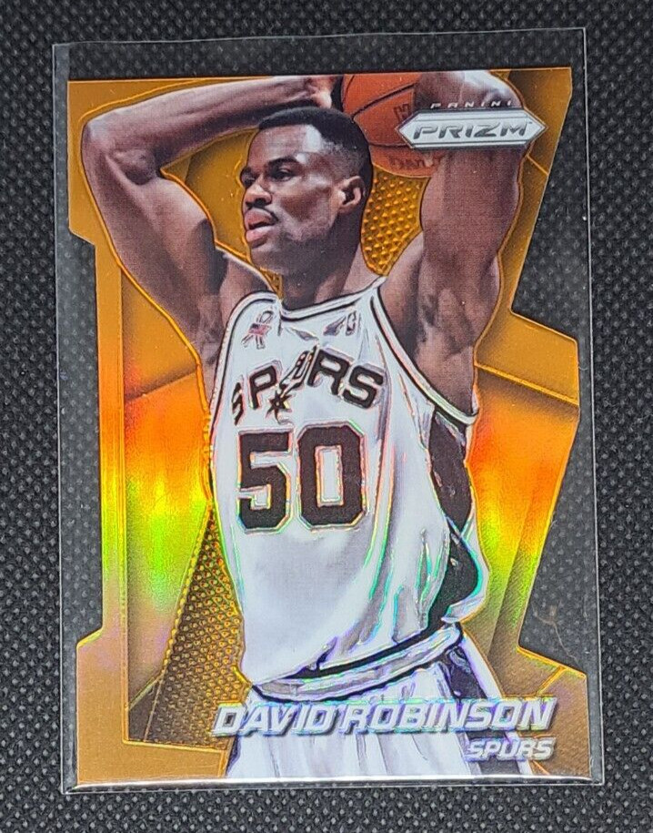 2014-15 Panini Prizm Orange Die-Cut Prizm 123/139 David Robinson #227