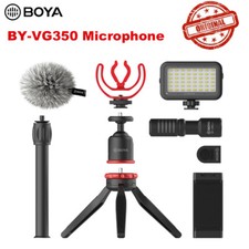 BOYA BY-VG350 Cardioid Shotgun Microphone Smartphone Video Kit For Youtuber vlog
