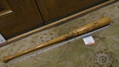 Fergie Jenkins signed Louisville Slugger Baseball Bat PSA