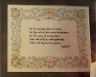 Cross Stitch Pattern Prayer For Peace Bible Verse Isaiah 2:4 Symbols of Faith
