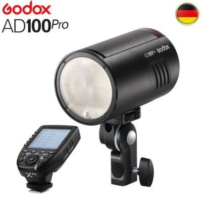 Godox AD100Pro TTL HSS Tragbarer Blitz mit Akku + XPro Trigger Auslöser