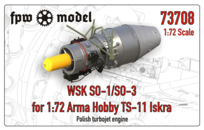 NEW! WSK SO-1/SO-3 (Full) for 1/72 scale Arma Hobby TS-11 Iskra [73708]