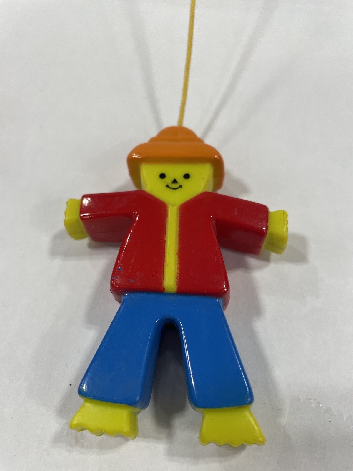 Vintage 70s Fisher Price Farm Crib Mobile Brahms Lullaby Box Scarecrow