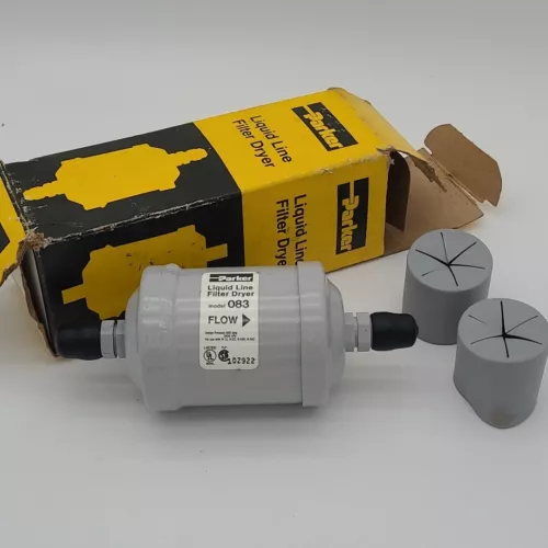 Parker 083 3/8 SAE Flare Liquid Line Filter Dryer NOS Rough Box, Made in USA