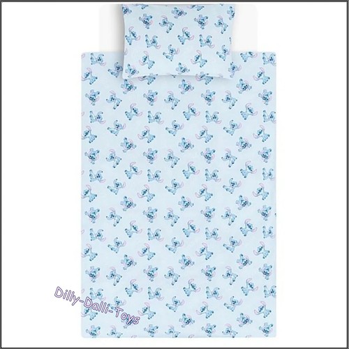 Juego de cama reversible con funda nórdica y funda de almohada individual Disney Stitch azul Lilo NUEVO - Imagen 3 de 20