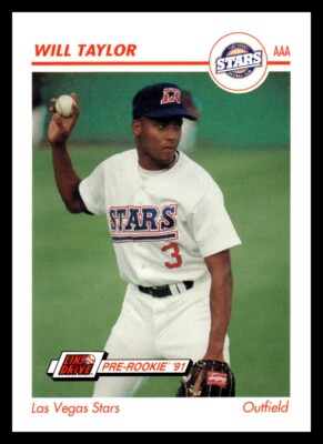 1991 Line Drive AAA #295 Will Taylor Las Vegas Stars Baseball Card