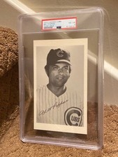 1972 Chicago Cubs Team Issue Milt Pappas PSA 4 Card photo NEW CASE LOW POP