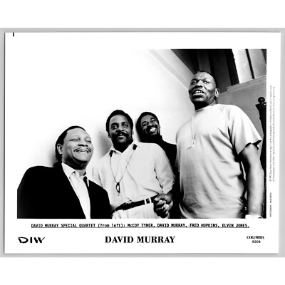 David Murray Special Quartet Avant-Garde Jazz Saxophonist 1992 Music Press Photo