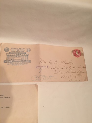De colección 1er Día Cubierta Cachet Diseñador Ernest A. Glantz enviado a él por Postmasters - Imagen 9 de 10