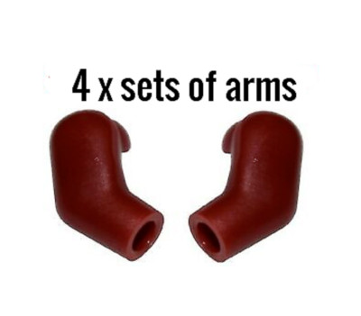 ☀️NEW Lego Minifigure Dark Red Arms x2 Minifig body Star Wars Space City Boy