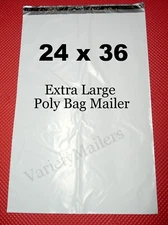 3 Extra Large Poly Bag Mailers 24''x 36'' Self-Sealing Shipping Envelopes
