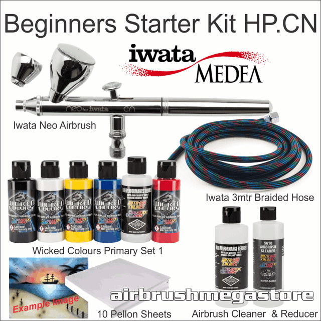 Iwata Airbrush Kit >> Beginner Airbrush Kit Iwata Hp Cn Paints Free Insured Post Iwata Airbrush Kit >> Beginner Airbrush Kit Iwata Hp Cn Paints Free Insured Post