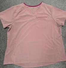 Scrubstar Scrub Top Womans Size 2XL Heather Pockets V-Neck