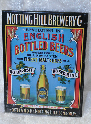 Kühlschrankmagnet - BOTTLED BEERS - Kühlschrank Magnet Schild - Nostalgic Art 