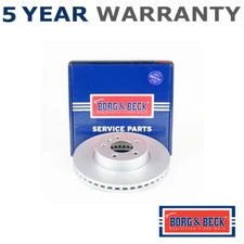 Borg & Beck Front 1x Brake Disc Fits VW Crafter 2016- Man TGE 2017- 2.0 TDi