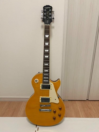 Epiphone Les Paul Standard Flame Top Orange Humbucker From JAPAN