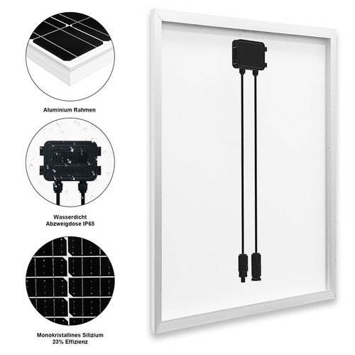 Komplettset 2x150 Watt Solarmodul 300 Watt PV Inselanlage Camping Solarpanel Kit - Bild 4 von 15