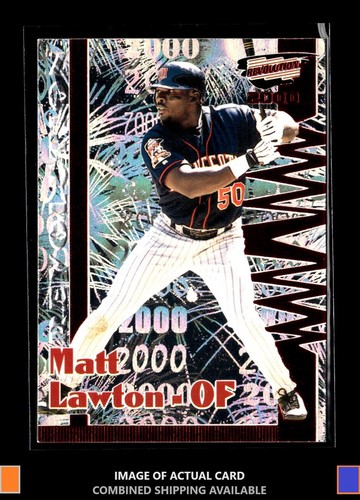 2000 Pacific Revolution #84 Matt Lawton rot/63 Minnesota Zwillinge
