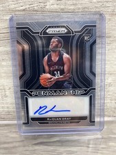 2021-22 Panini Prizm - Rookie Penmanship Silver Prizm #RP-RAI RaiQuan Gray (AU,