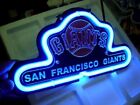 San Francisco Giants 3D Carved 14" Neon Light Sign Lamp Bar Open Display Decor
