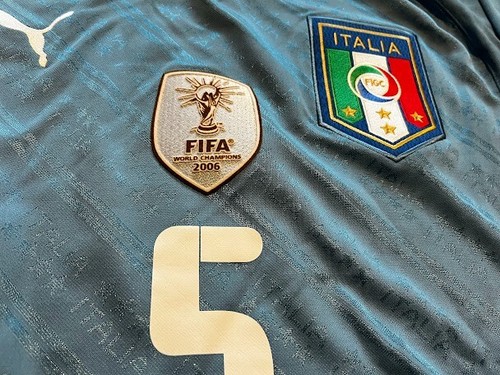 match worn cannavaro confederations puma shirt XL shirt jersey issue italy - Picture 3 of 9