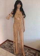 Abito Beige In Macramè, Fatto …