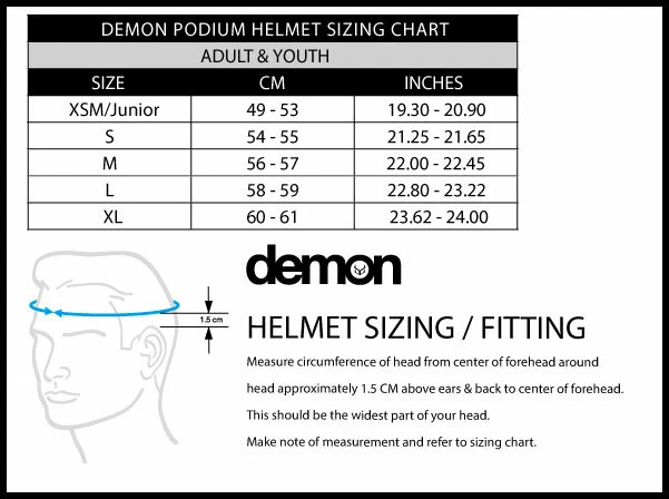 Demon Podium Helmet - NO ORIGINAL PACKAGING/TAGS (SCRATCH&DENT - Image 2 of 4