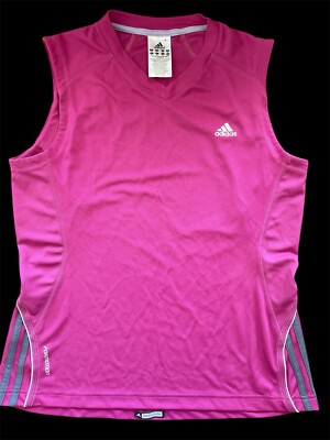 Adidas Formotion Response  Raspberry Colored Sleeveless Sport Shirt-Medium