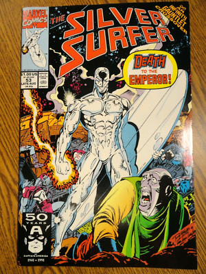 Silber Surfer #53 Schlüssel VF 1st Ael-Dan Kree Infinity Gauntlet Captain Marvel