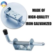 Sliding Gate Lock Gate Drop Heavy Duty Garage Spring Loaded Bolt Hinges