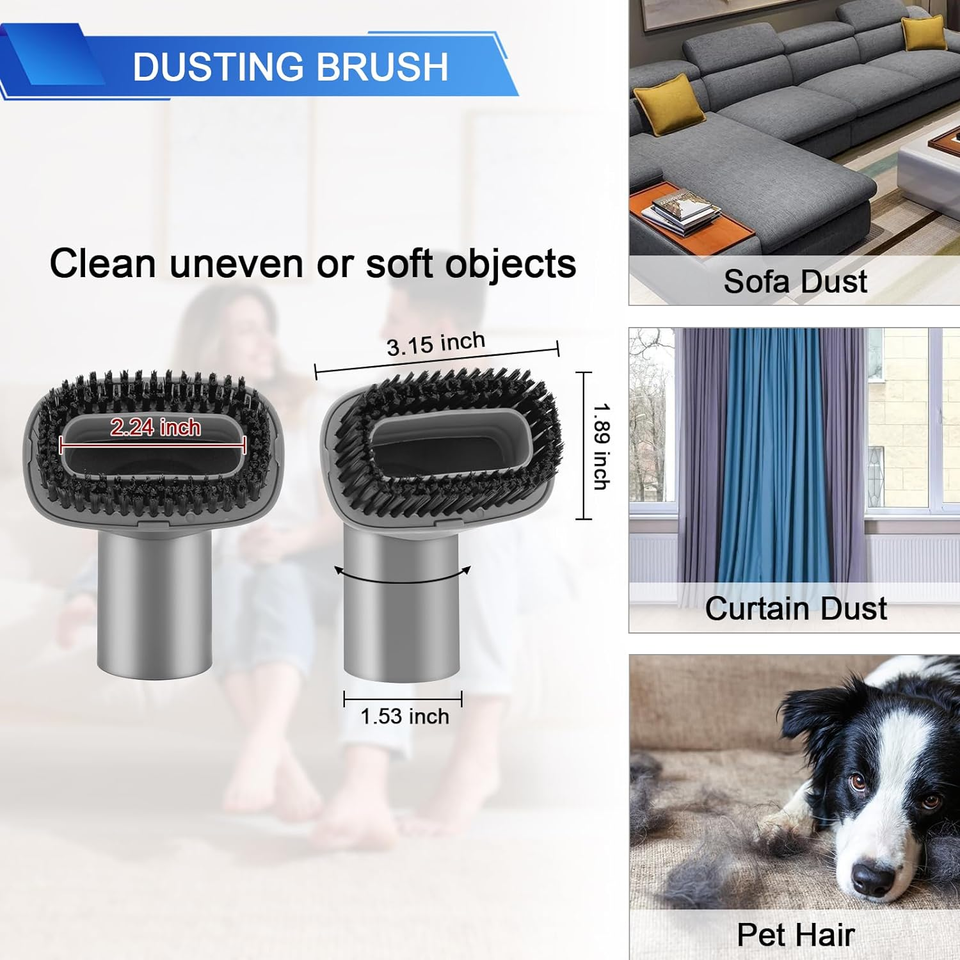 Dust Brush Crevice Tool Compatible Shark Navigator LiftAway Vacuum