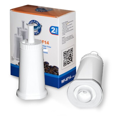 2x Delfin WF-AF14 Wasserfilter Ersatz für Sage Breville BES008 & SES880