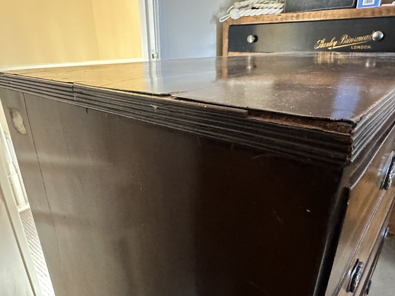 Victorian Mahogany graduated 5 drawer chest Large Antique chest of drawers eBay