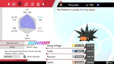 Pokemon Sword and Shield 6iv Shiny Pincurchin - FAST DELIVERY 