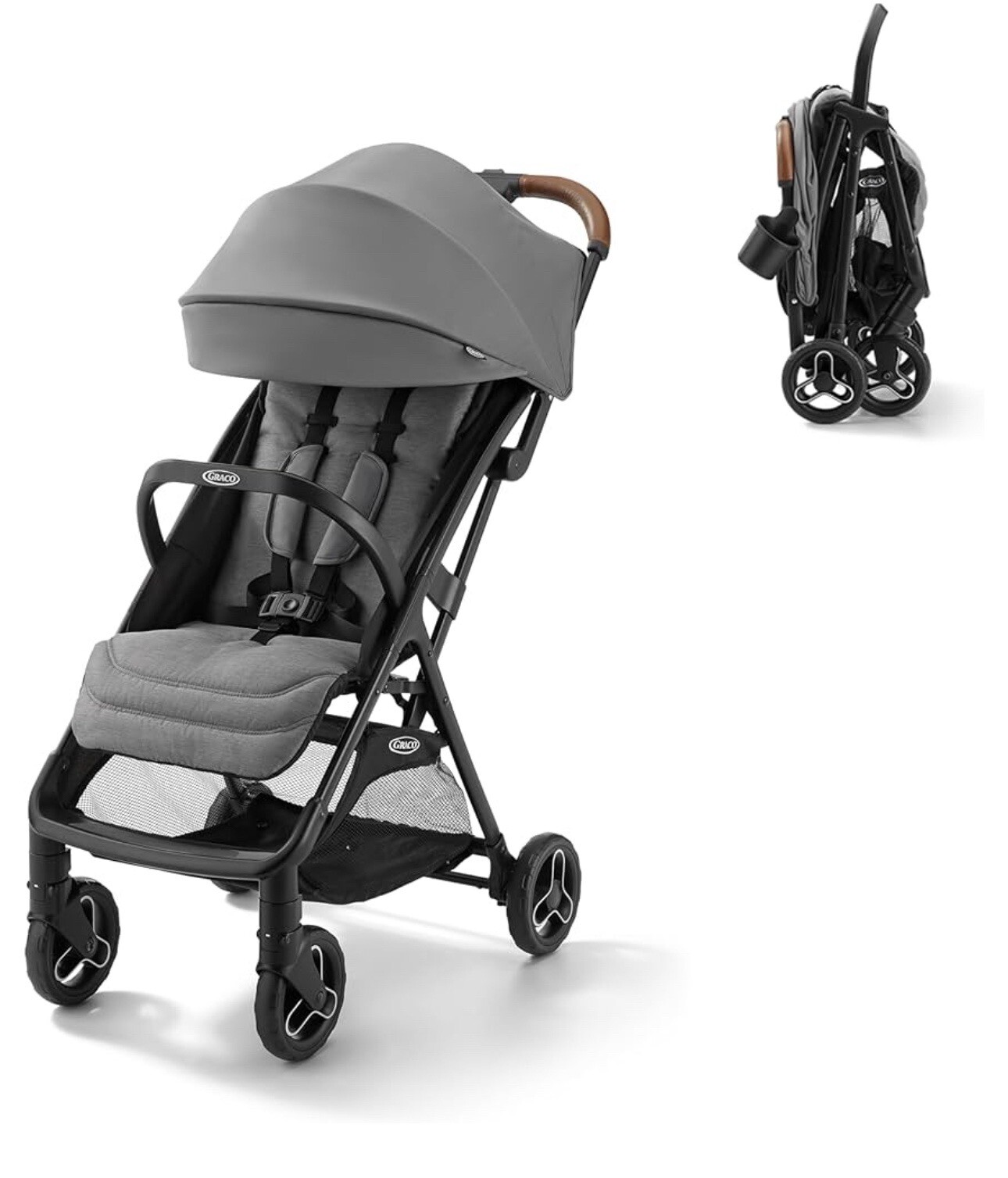 Graco Ready2Jet Compact Stroller – Compact Travel Stroller with Automatic Fold