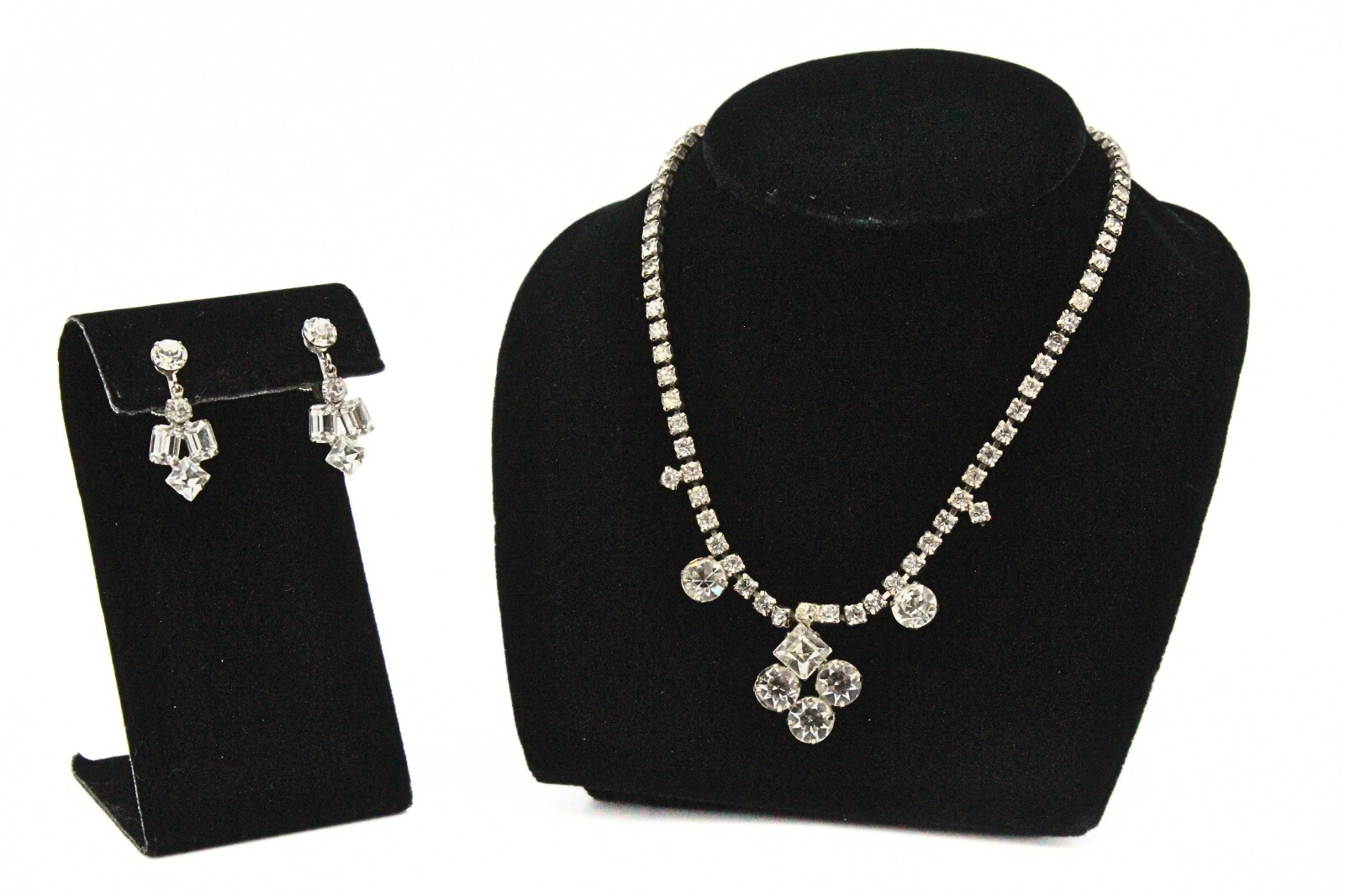 Kramer Designer Signed Foiled Back Rhinestones Br… - image 4