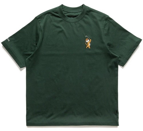 Malbon Golf Tiger Bucket Tshirt Hunter Green Men’s M Embroidered Logo New NWT