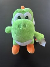 2019 Nintendo Super Mario Bros Green Yoshi Plush Stuffed Animal 10  