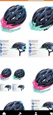 Casco Ciclista Skateboard Pattini a rotelle Blu Misura 55-58 cm Regola 8-14 Anni
