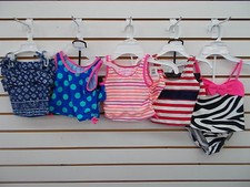 Infant/Girls Oshkosh Pink or Navy Blue 2PC. Swimsuit Sizes 9Mth., 18Mth.  5