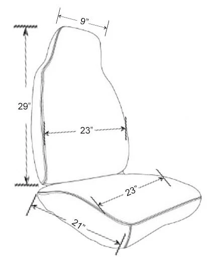 Fundas de asiento de respaldo alto de piel de oveja australiana GRIS (1 par) Foto 4 de 4