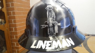 lineman hard hat