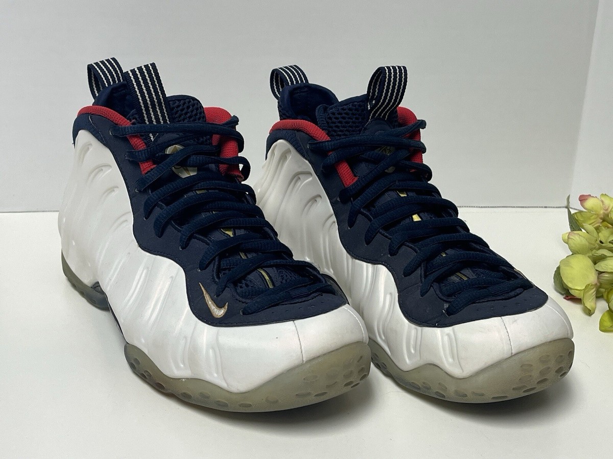 Size 10 - Nike Air Foamposite One Premium Olympic 2016. EUC Size 10 - Nike Air Foamposite One Premium Olympic 2016. EUC