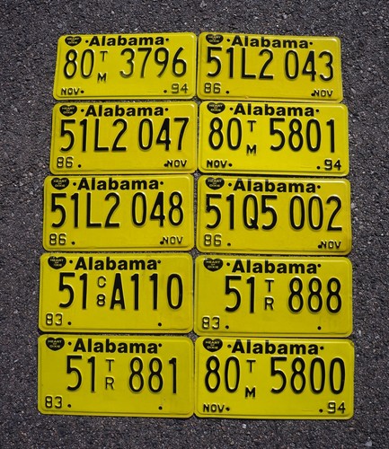 BULK ALABAMA GOOD Graphic License Plates - Various Designs License Plate Tag - Picture 9 of 12