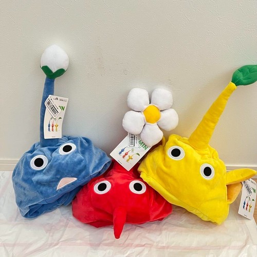 Pikmin Cosplay Hat Taito Prize Yellow Blue Red Complete 3 types set Nintendo New