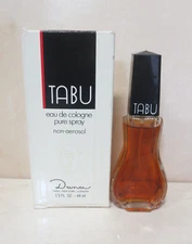 DANA FRAGRANCES TABU EAU DE COLOGNE PURE SPRAY NON-AEROSOL 1.5 OZ BOXED